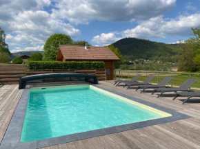 Chalet avec SPA et Piscine, déco soignée esprit cocooning